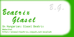 beatrix glasel business card
